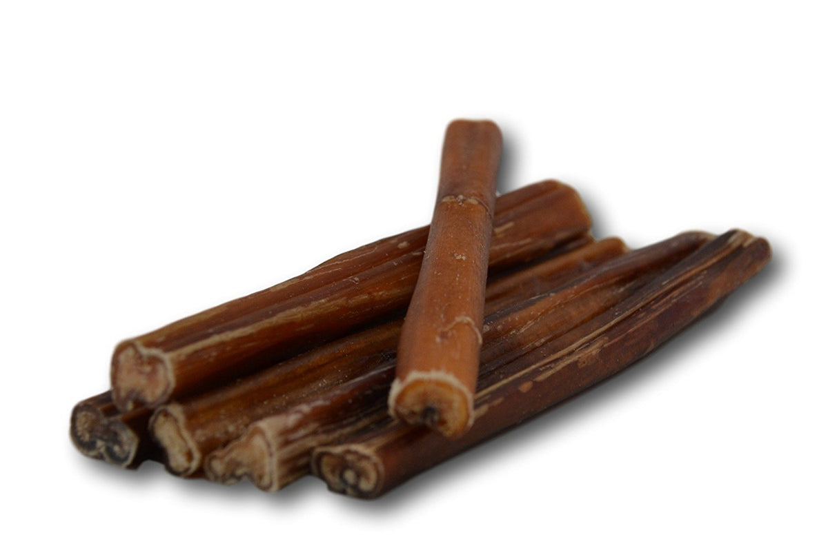 25 Pack 6 Inch JUMBO Bully Stick in Zip Lock Bag