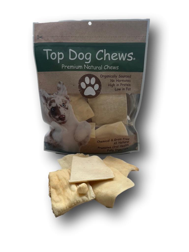 Beef Cheek Chip Dog Chew from Top Dog Chews