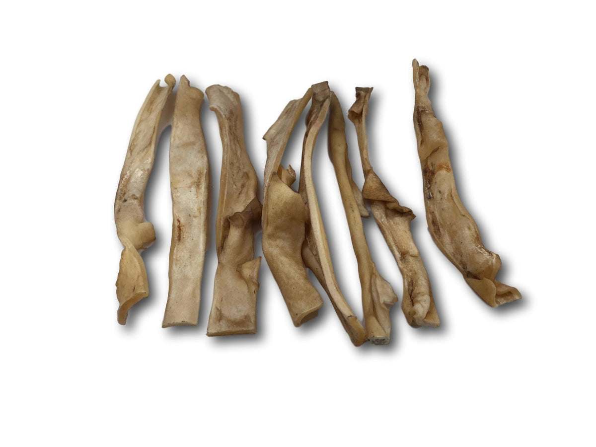Beef Cheek Chips 1lb Bag from Top Dog Chews
