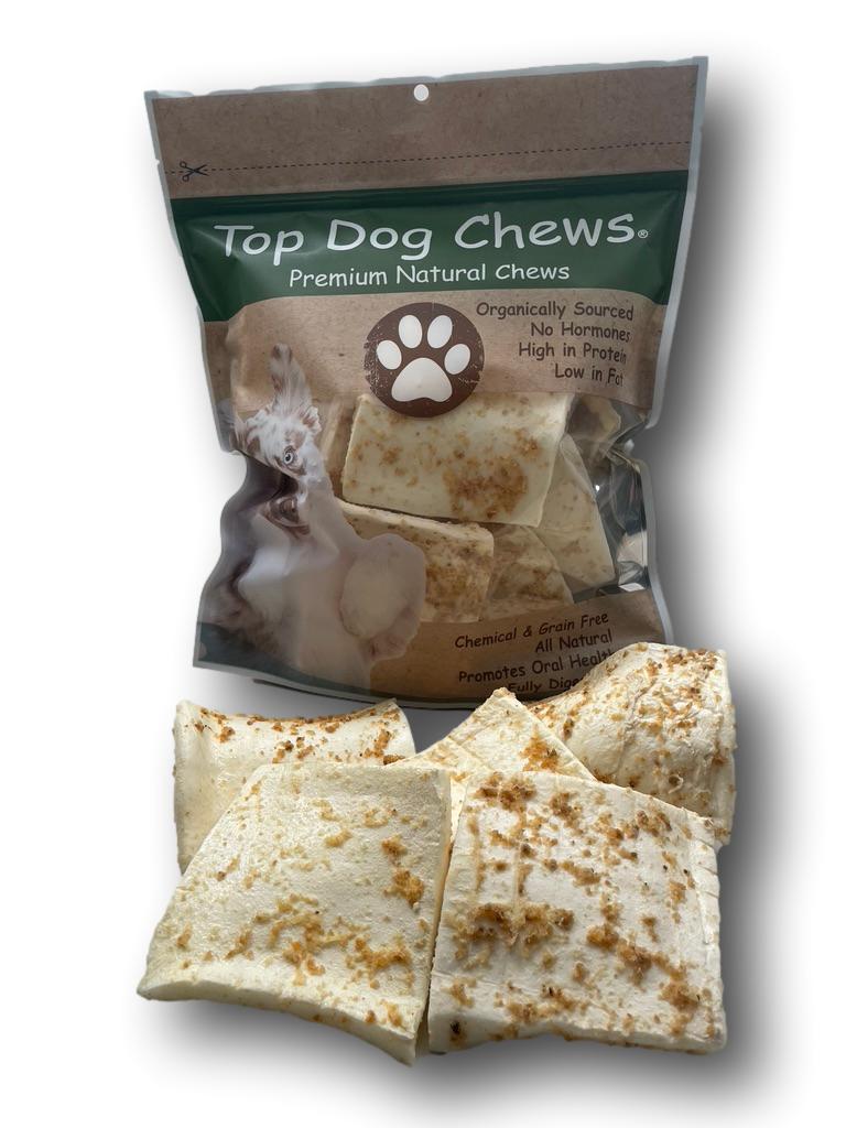 Beef Cheek Chips Bully Dusted Top Dog Chews