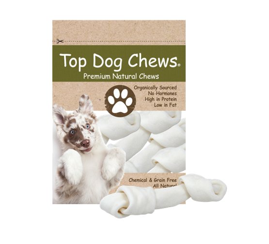 8" - 10" Rawhide Bones - Large Bones - Top Dog Chews