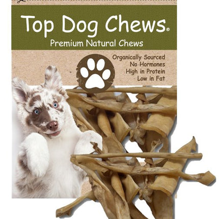 Beef Cheek Chips - 1lb Bag - Top Dog Chews