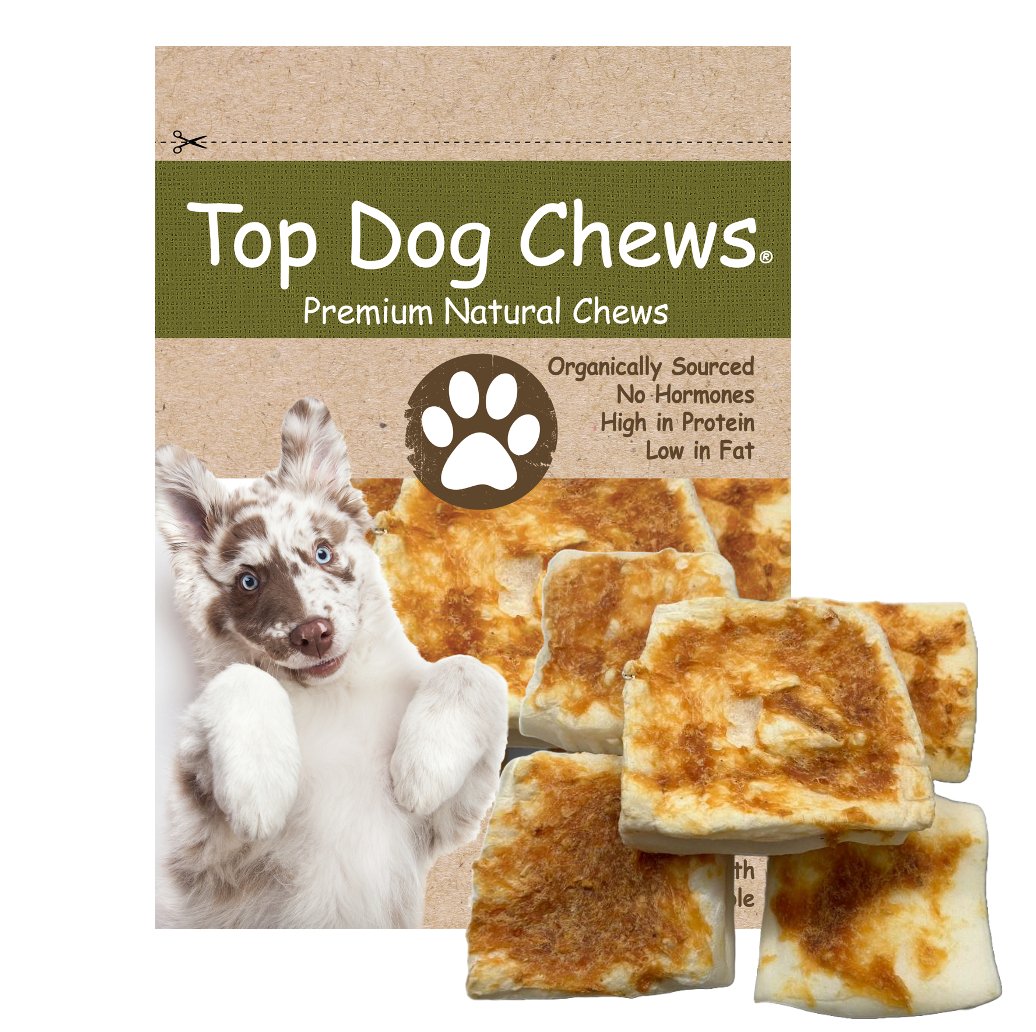 Beef Cheek Chips- Chicken Basted - Top Dog Chews