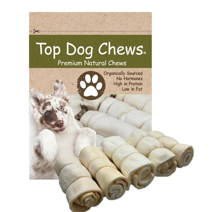 Beef Cheek Rolls 5" - 6" - Top Dog Chews