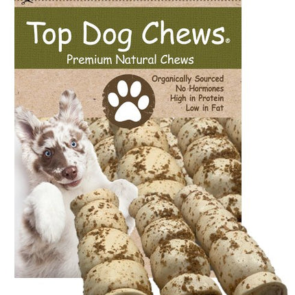 Beef Cheek Rolls with Bully Sprinkles 10" - 12" - Top Dog Chews