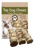 Beef Cheek Rolls with Bully Sprinkles 10" - 12" - Top Dog Chews