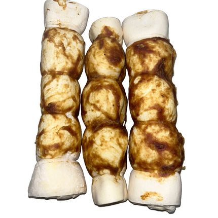 Beef Cheek Rolls with Chicken Wrapped 10" - 12" - Top Dog Chews