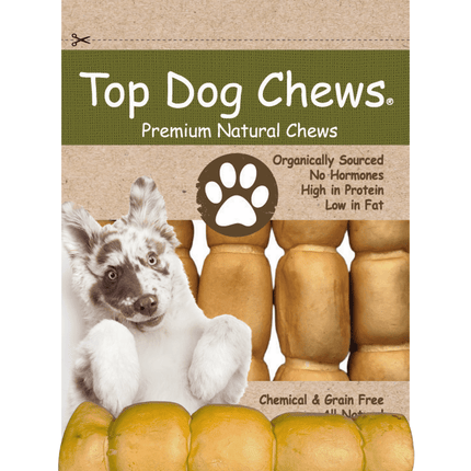 Beef Cheek Rolls with Peanut Butter 10" - 12" - Top Dog Chews