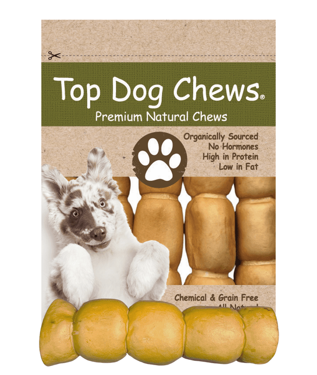 Beef Cheek Rolls with Peanut Butter 10" - 12" - Top Dog Chews