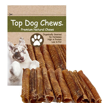 Beef Trachea 12" Dog Treats, 10 Count - Top Dog Chews