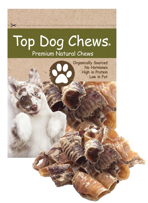 Beef Trachea Chips - 1lb Bag - Top Dog Chews