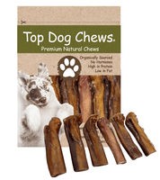 Black Angus 6" Huge Bully Sticks 6 Pack - Top Dog Chews