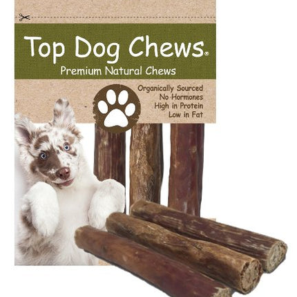 Bully Bar 5" - 6" Gullet Stuffed w/ Ground Pizzle 3 Pack - Top Dog Chews