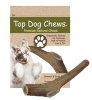 Elk Antler Dog Treat - Large - 1 Piece - Top Dog Chews