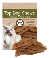 Flat Turkey Tendons - Made in The USA - 10oz Bag - Top Dog Chews