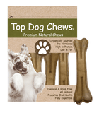 Pressed Rawhide Dog Bone 10" - 5 Pack - Top Dog Chews