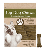 Pressed Rawhide Dog Bone 4" - 5 Pack - Top Dog Chews