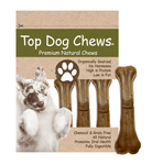 Pressed Rawhide Dog Bone 8" - 5 Pack - Top Dog Chews