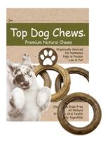 Pressed Rawhide Dog Ring 6" - 3 Pack - Top Dog Chews