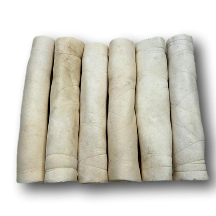 Skinny Beef Cheek Rolls 10" - 10 Pack - Top Dog Chews