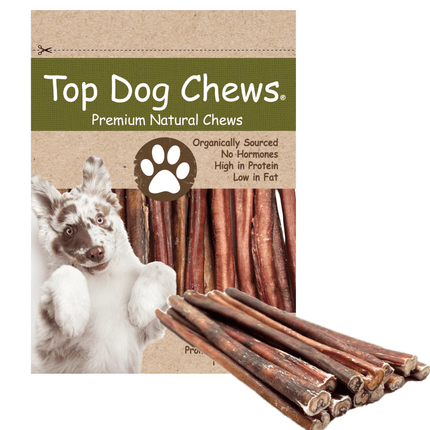 Standard 12" Bully Stick Dog Treats - Top Dog Chews