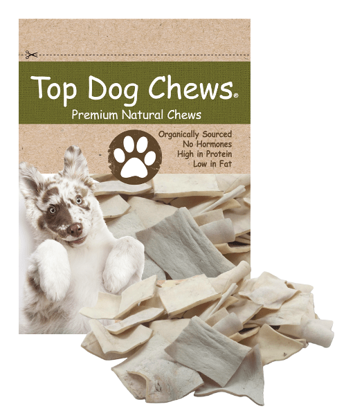 Thin Beef Cheek Chips - 20 Pack - Top Dog Chews