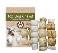 Top Dog Chews – 9” – 11" - Variety 3 Pack, 1 Roasted Buffalo Beef Cheek Roll, 1 with Bully Dust Sprinkles, and 1 Chicken Wrapped. - Top Dog Chews