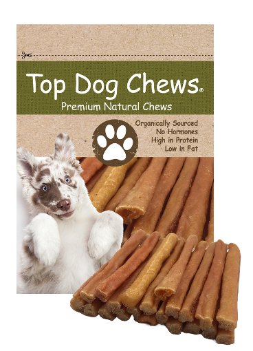 Turkey Tendon Round - Made in The USA - Large 1LB/16oz Bag - Top Dog Chews