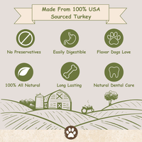 Turkey Tendon Strips - Top Dog Chews