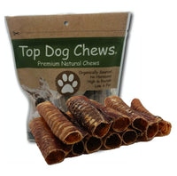 6" Beef Trachea Dog Treats, 10 count - Top Dog Chews