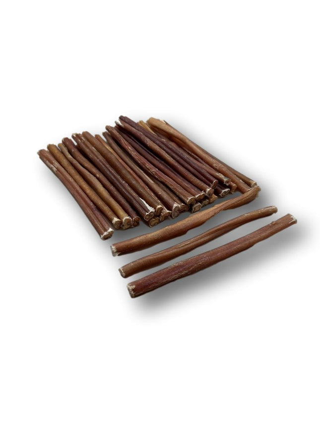 6" Thin Bully Sticks 25 Pack - Top Dog Chews