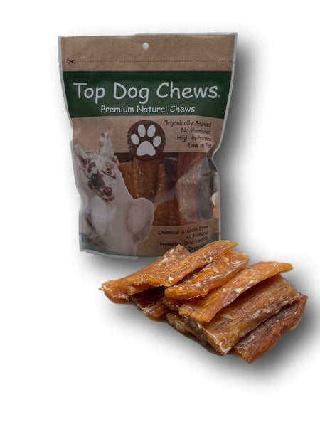 Beef Back Strap Dog Treat 6"-8" - Top Dog Chews