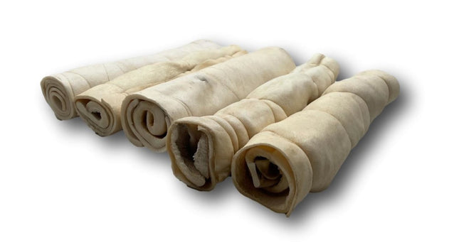 Beef Cheek Roll 9"-11" - Top Dog Chews