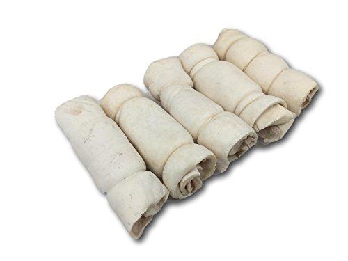 Buffalo Beef Cheek Rolls 5"-6" Pack of 5 - Top Dog Chews