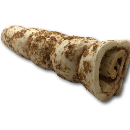 Buffalo Beef Cheek Rolls with Bully Sprinkles 10"-12" - Top Dog Chews