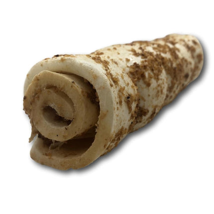Buffalo Beef Cheek Rolls with Bully Sprinkles 10"-12" - Top Dog Chews