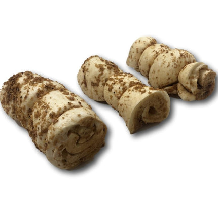 Buffalo Beef Cheek Rolls with Bully Sprinkles 5"-6" - Top Dog Chews