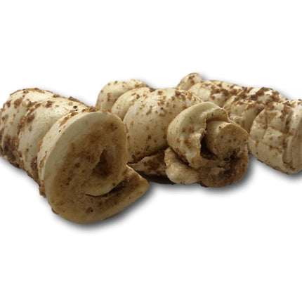 Buffalo Beef Cheek Rolls with Bully Sprinkles 5"-6" - Top Dog Chews