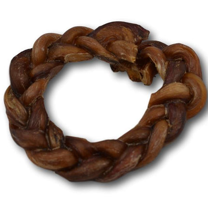 Bully Stick 5" Braided Crown - 5 Pack - Top Dog Chews
