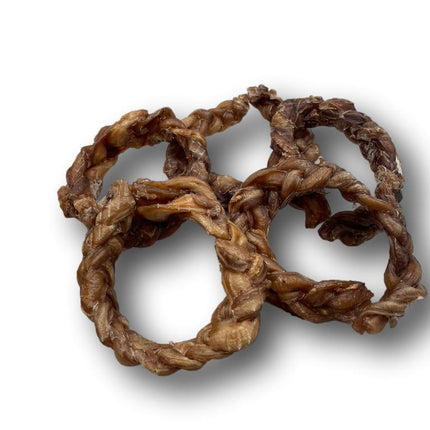 Bully Stick 5" Braided Crown - 5 Pack - Top Dog Chews