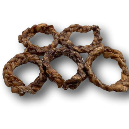 Bully Stick 5" Braided Crown - 5 Pack - Top Dog Chews