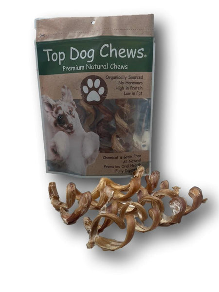 Bully Stick 6"-8" Thick Bully Spring Dog Treat - 5 Pack - Top Dog Chews