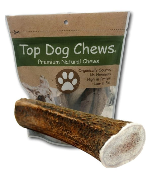 Elk Antler Dog Treat- Extra Large - 1 Piece - Top Dog Chews