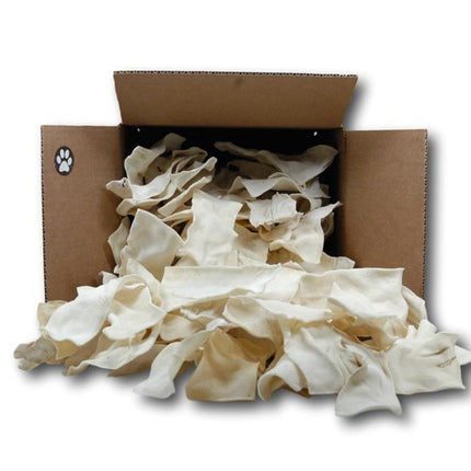 Natural Rawhide Chips for Dogs Bulk Rawhide Dog Treats - 1LB - Top Dog Chews