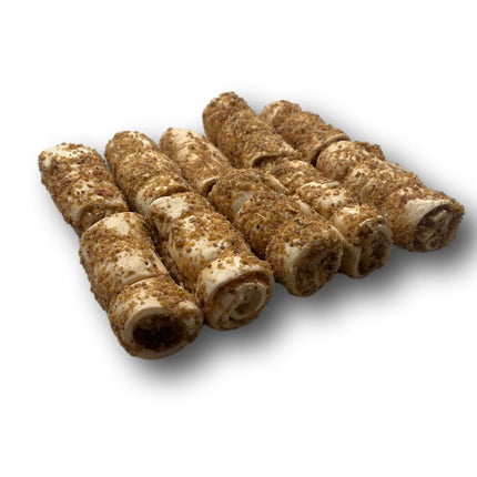 NEW ITEM! Top Dog Chews Mini Cheek Rolls 3" Bully Dusted - 10 Pack - Top Dog Chews