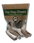 Premium Large Elk Antler Dog Treats, 5 count - Top Dog Chews