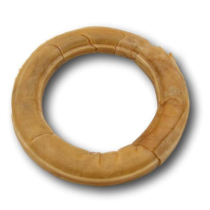 Pressed Rawhide Dog Ring 6" - 1 Piece - Top Dog Chews