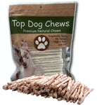 Rawhide Natural Twist Sticks -Pack of 100 From Regular - Top Dog Chews