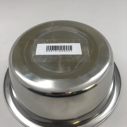 Stainless Steel Dog Bowl Set, 8" Large, 8 Cups, 64oz / 2-Quart, Without annoying stickers to remove. - Top Dog Chews