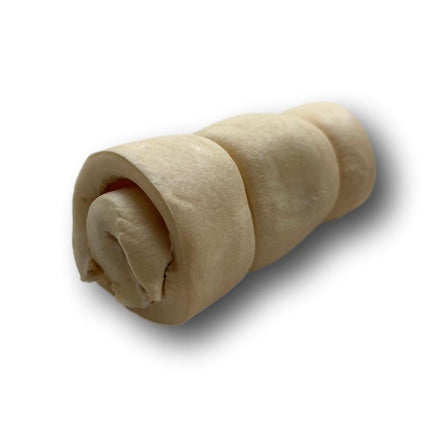 Top Dog Chews Mini Cheek Rolls 3" Natural - 10 Pack - Top Dog Chews